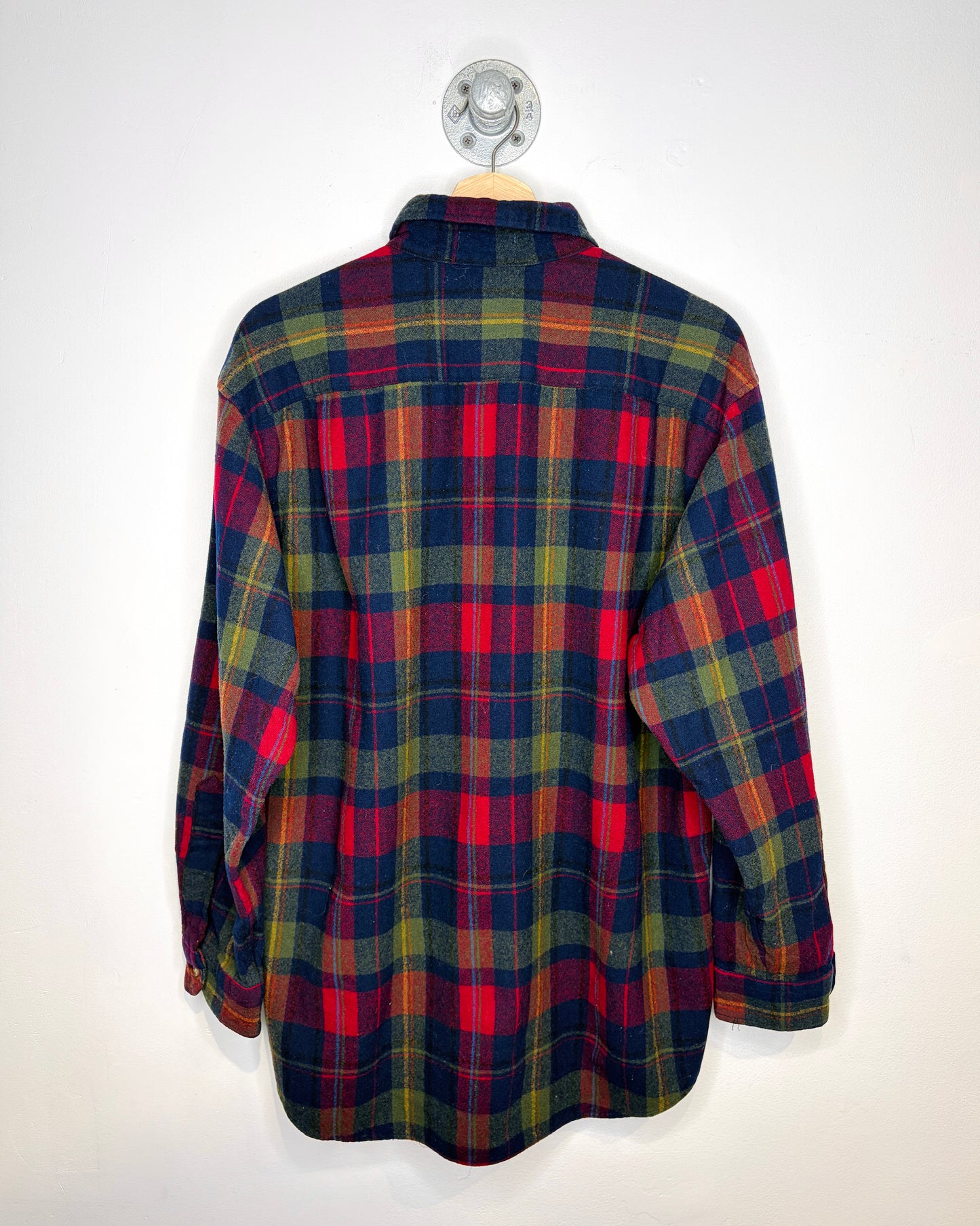 Vintage 1990s Pendleton 100% Pure Virgin Wool Plaid Shirt
