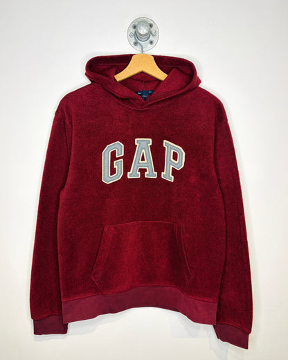 2000s GAP Dark Red Fleece Hoodie