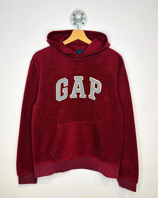 2000s GAP Dark Red Fleece Hoodie