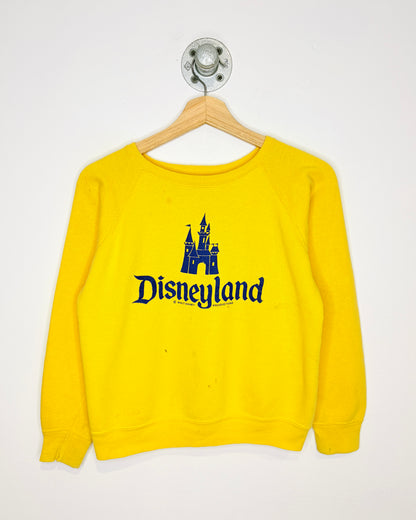 Vintage 70s Disneyland Yellow Crewneck Sweatshirt