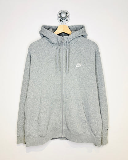 Nike Ash Grey Zip Up Hoodie