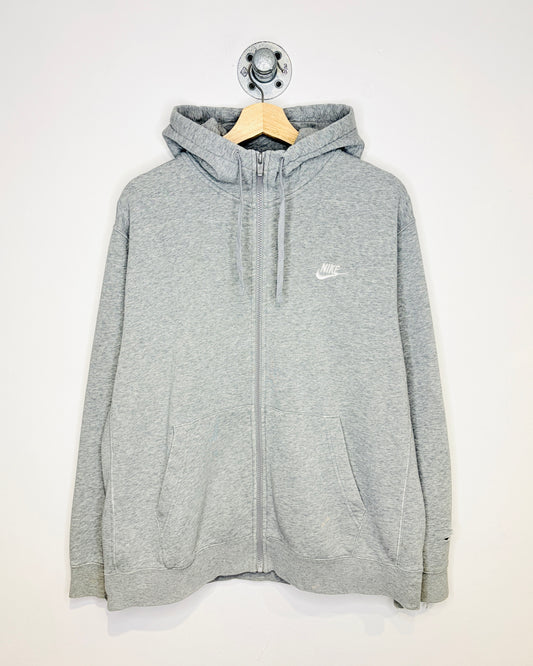 Nike Ash Grey Zip Up Hoodie