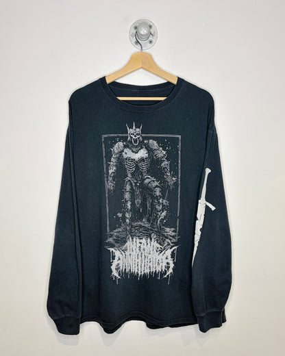 2000s Infant Annihilator Plague Bringer Black Longsleeve Shirt