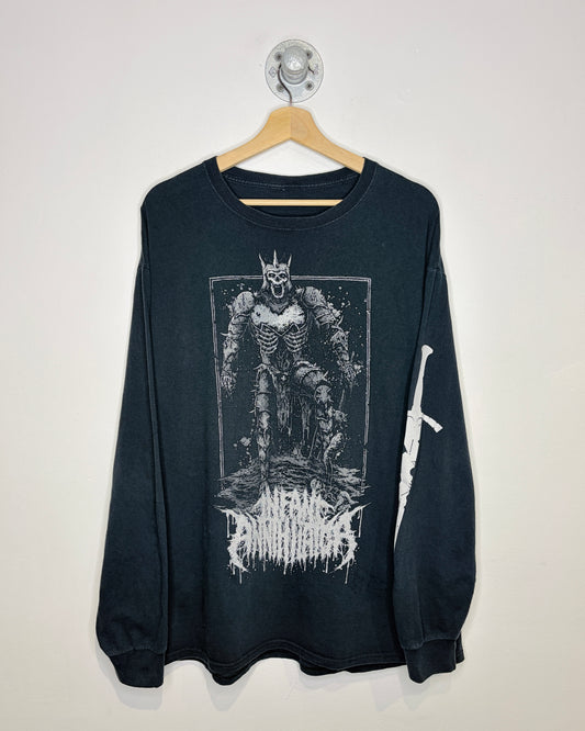 2000s Infant Annihilator Plague Bringer Black Longsleeve Shirt