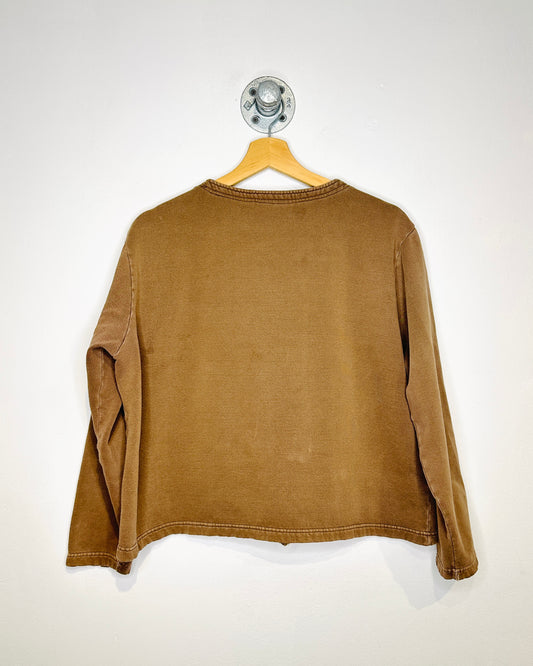 90s Women’s Orvis Sporting Traditions Brown Cardigan