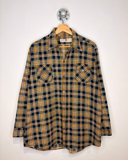 Vintage 70s Champion Earth Tone Flannel