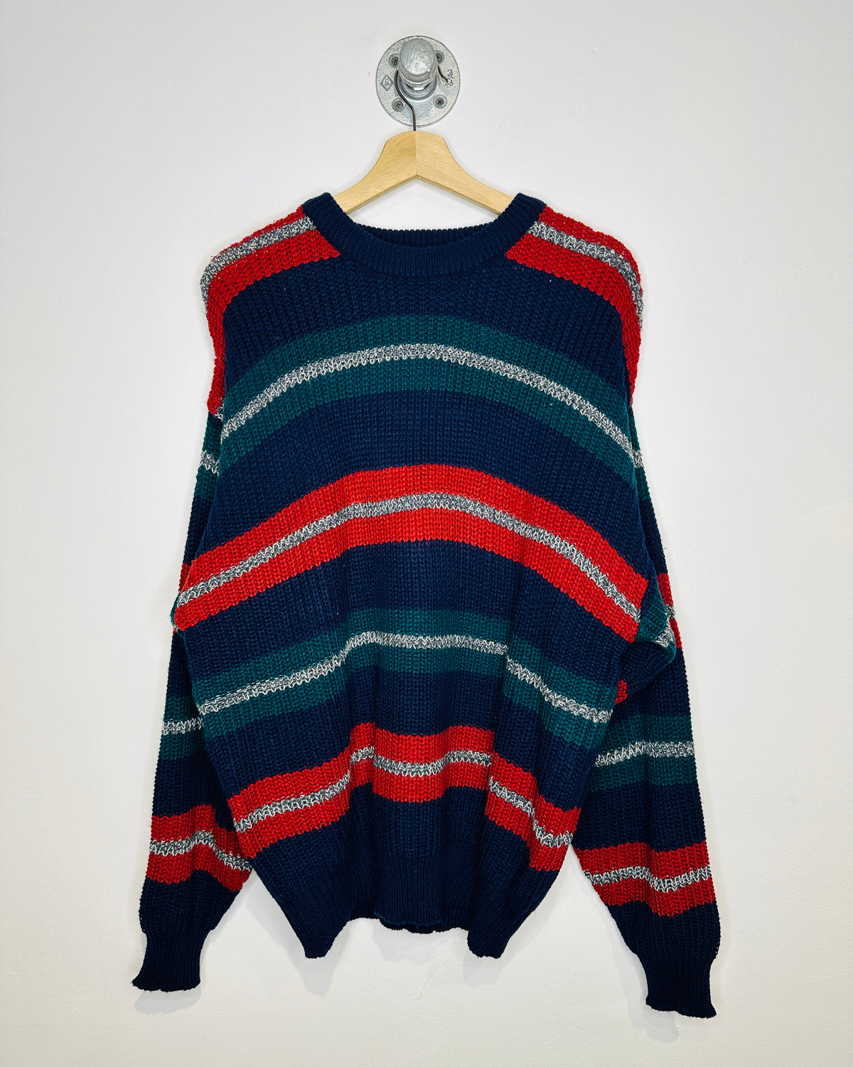 Vintage 1990s McGregor Multi Striped Acrylic Sweater