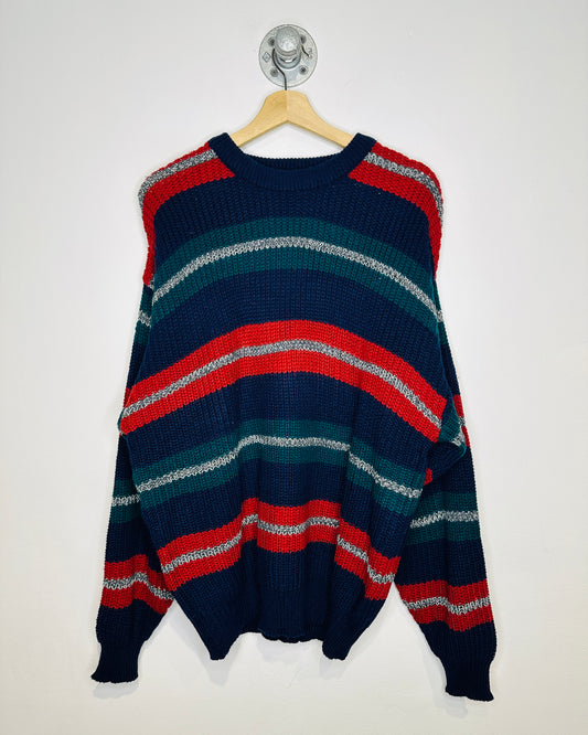 Vintage 1990s McGregor Multi Striped Acrylic Sweater
