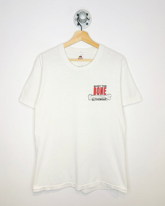 Vintage 90s Boners Beach Games White Tee Shirt
