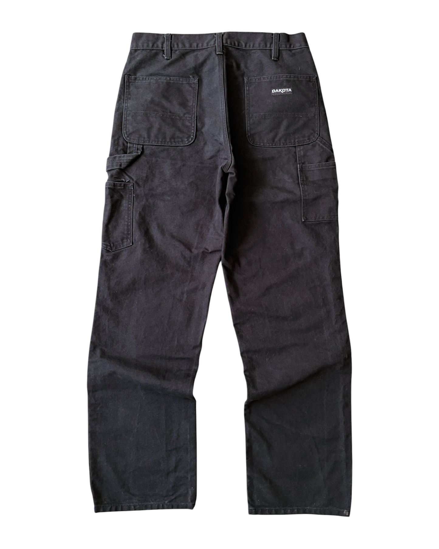 Dakota Jet Black Heavyweight Double Knee Pants