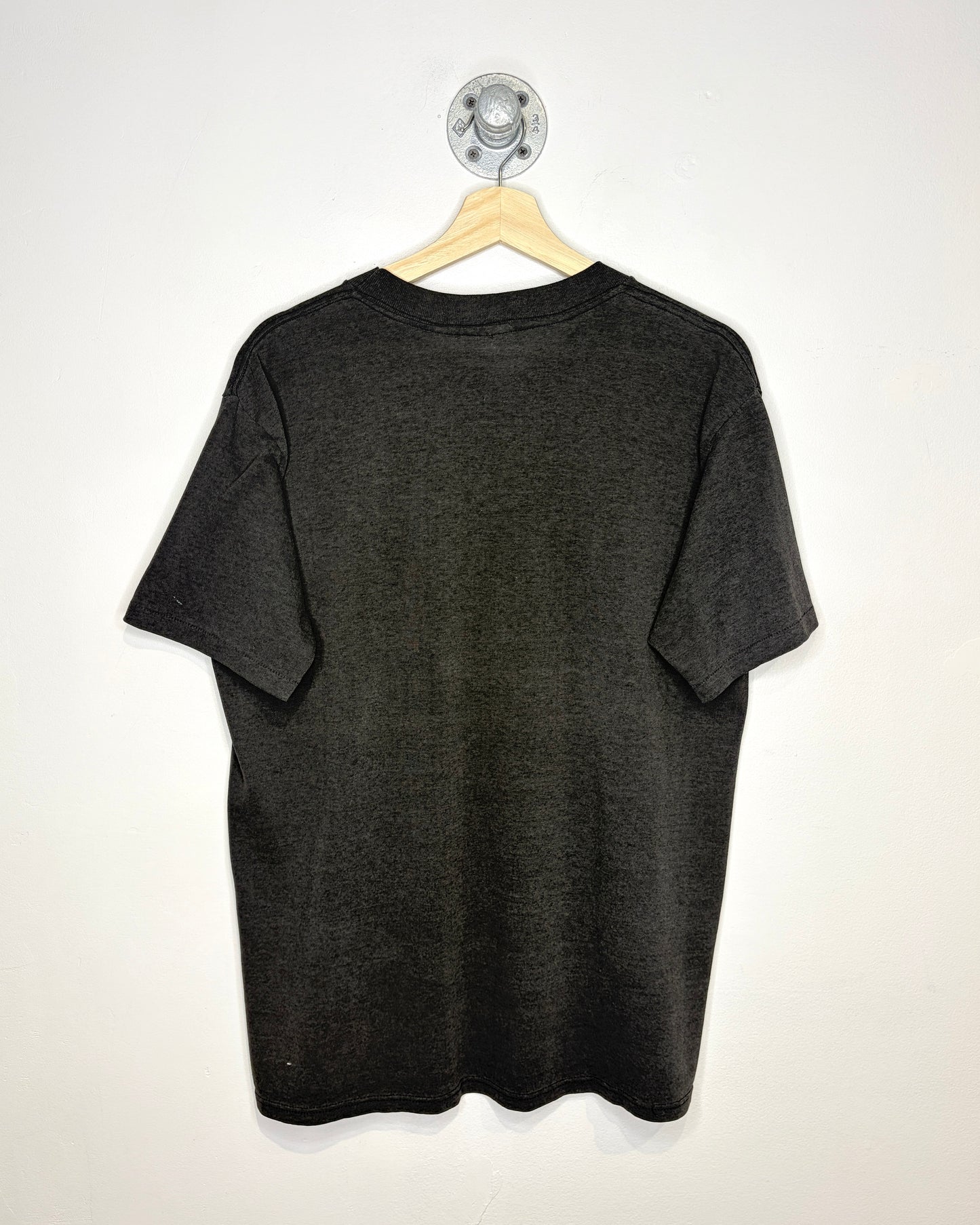 Vintage 1990 Earthy Says Recycle Black Tee Shirt