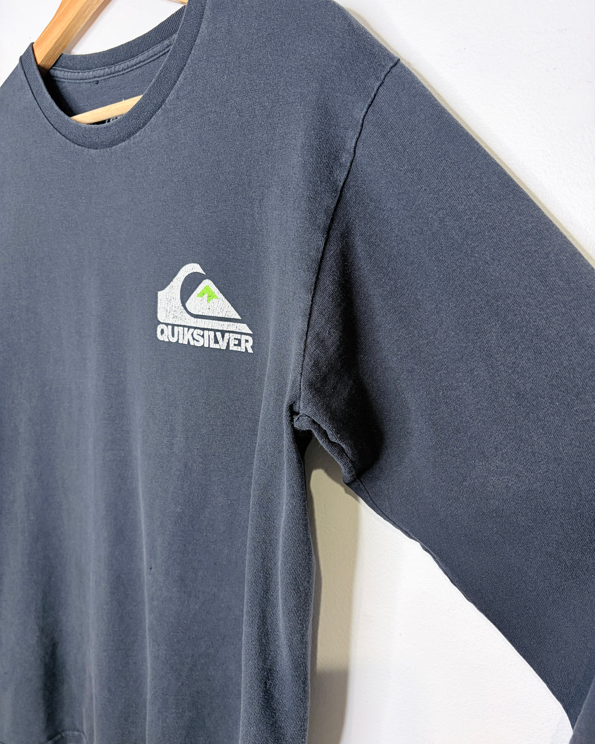Quicksilver Faded Black Longsleeve Shirt