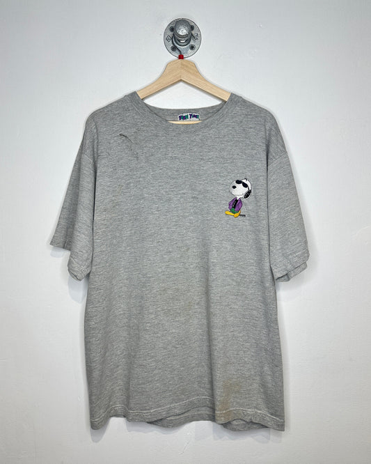 Vintage 1990s Toon Time Snoopy Grey Tee Shirt