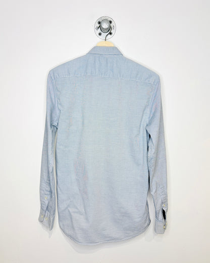 Polo Ralph Lauren Embroidered Blue Button Up Shirt