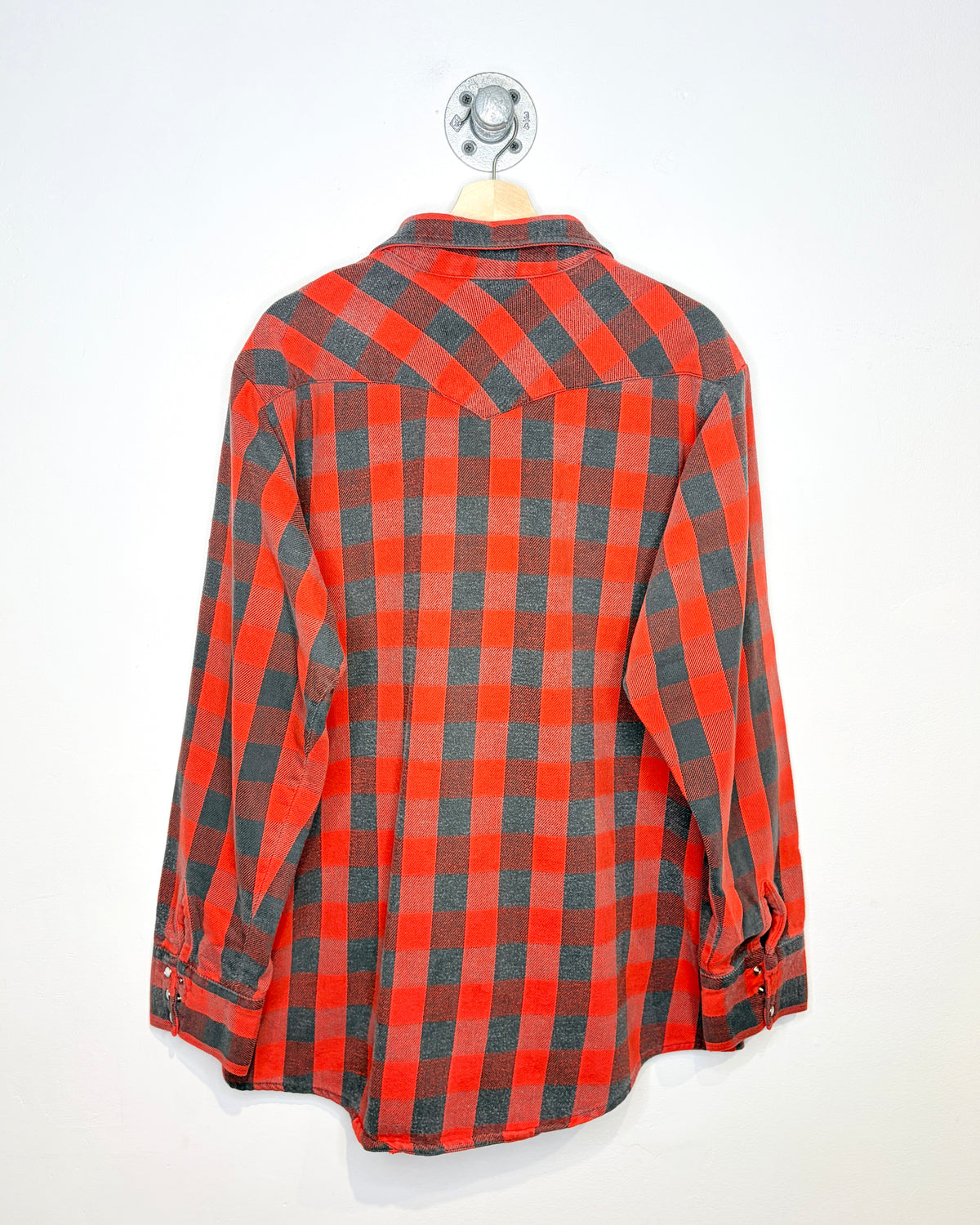 Vintage 90s Frostproof Red Plaid Pearl Snap Flannel