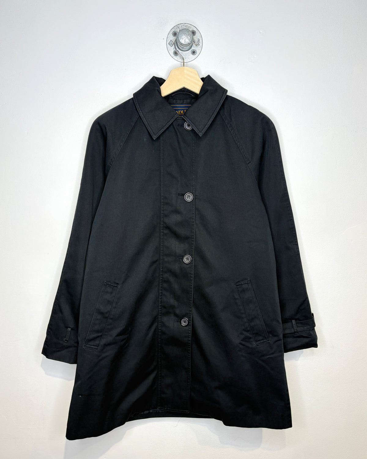 2000s Pendleton Black Trench Coat